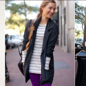 SOLD- Lululemon Clutch Coat in Black - Rare